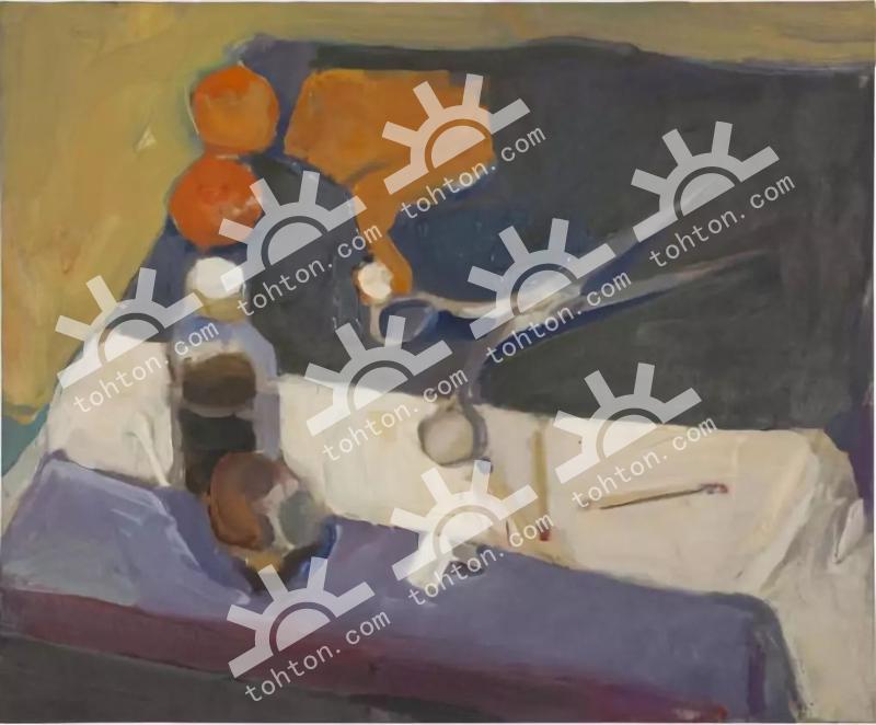 Still life with orange peel II